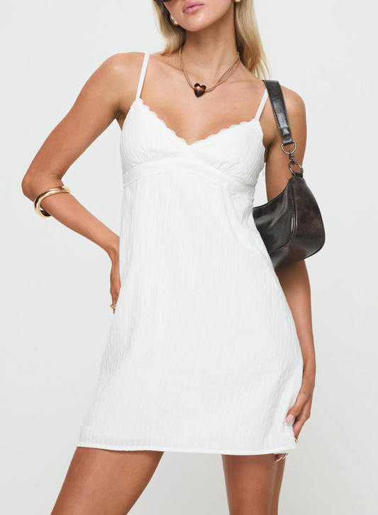 Fashion Lace Halter Dress